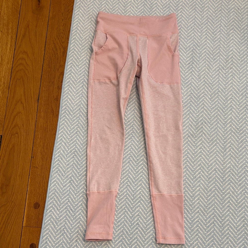 Athleta Girl Blush Pink Leggings Worn Once